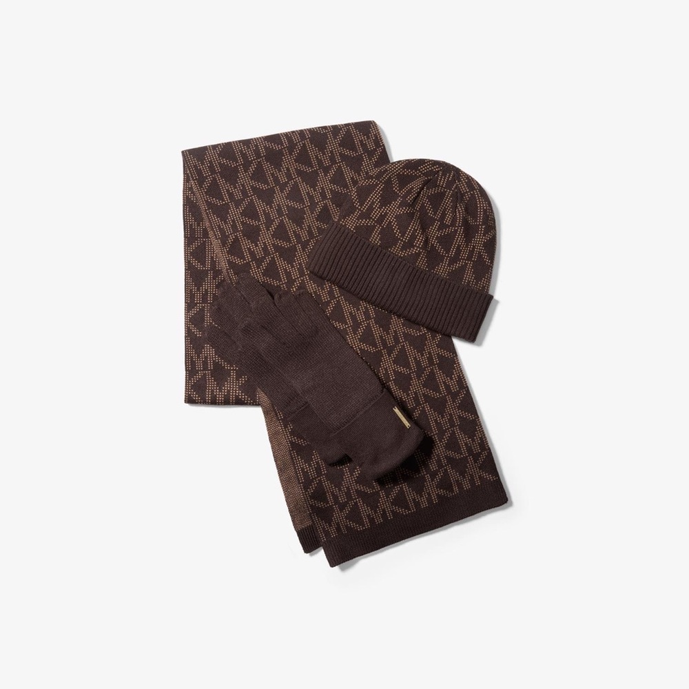 MICHAEL MICHAEL KORS
Logo Jacquard Cold Weather Accessory Set